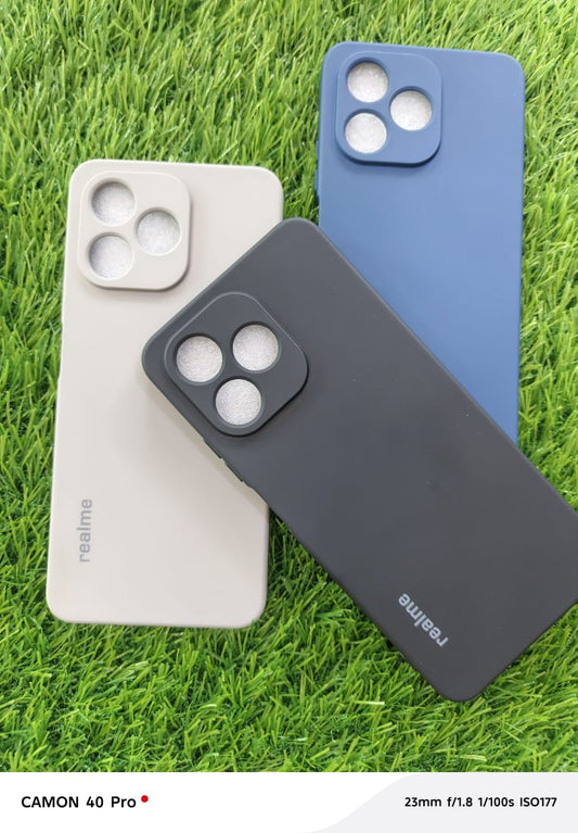 realme note50 c51 Cover - Soft Silicone Round Camera